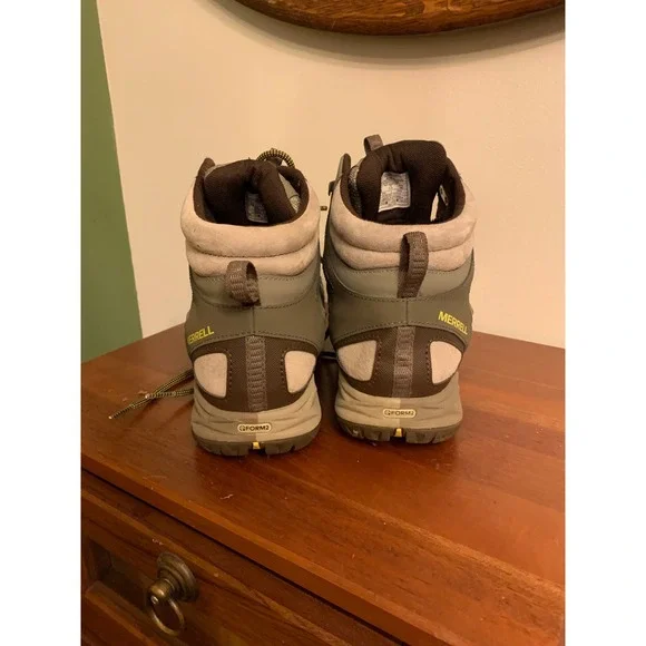 Merrell Dusty Olive siren sport q2 Gore Tex Women Hiking Boots Size 10 - Picture 2 of 6